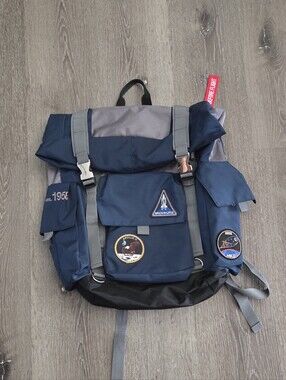 Bioworld NASA Backpack Roll Top Built Up Laptop Bag